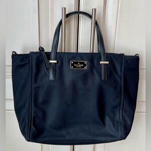 Kate Spade Alyse Wilson Road. Black tote bag.